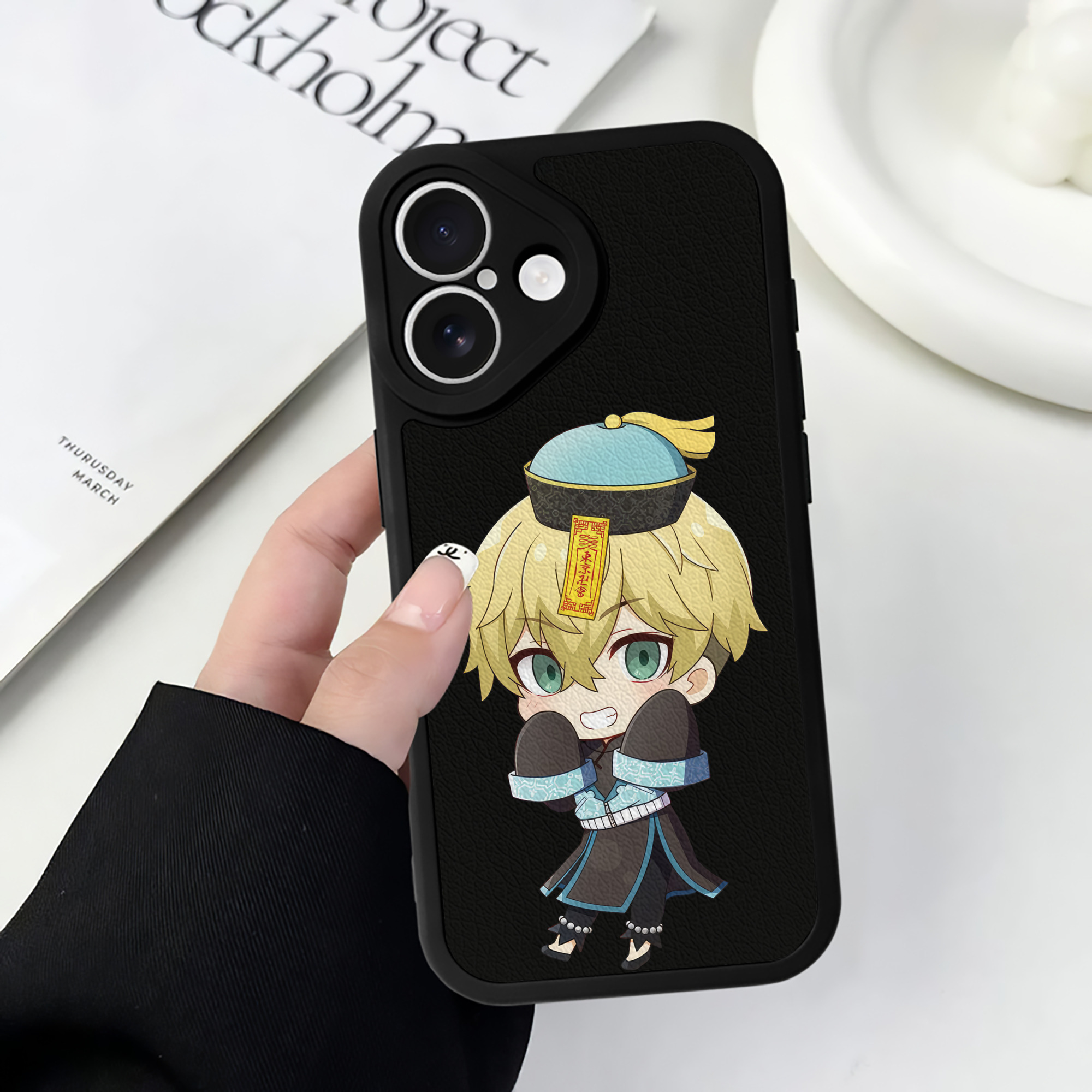（画像用） 東京リベンジャーズ Tokyo Revengers 【iPhone 16シリーズ対応】シリコンスマホケース（レザー調） 材質：シリコン